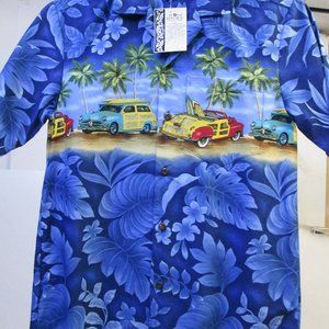 Aloha Republic 100% Cotton Hawaiian Pocketed Shirt